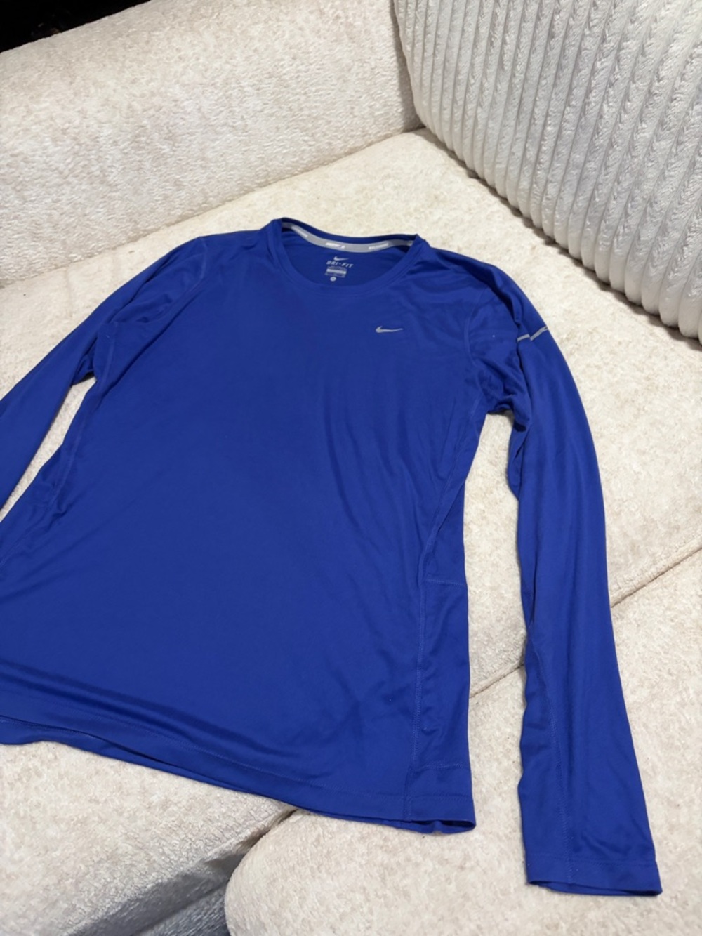 Nike Long Sleeve Dri-FIT Shirt - Blue